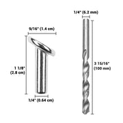 Yescom T316 Cable Railing Grommets for Level & Stair Posts 1/8"-3/16" Image