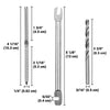 Yescom 1/8" Swage Lag Screws Left & Right T316 Stainless Steel 60ct.
