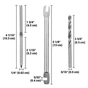 Yescom 1/8" Swage Lag Screws Left & Right T316 Stainless Steel 60ct. Image