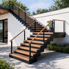 Yescom 36in T304 Stainless Steel Cable Railing Stair Post (2x2, 16G)