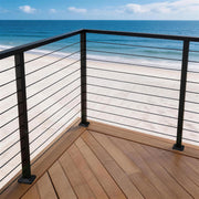 Yescom 36in T304 Stainless Steel Cable Railing Corner Post (2x2, 16G) Image