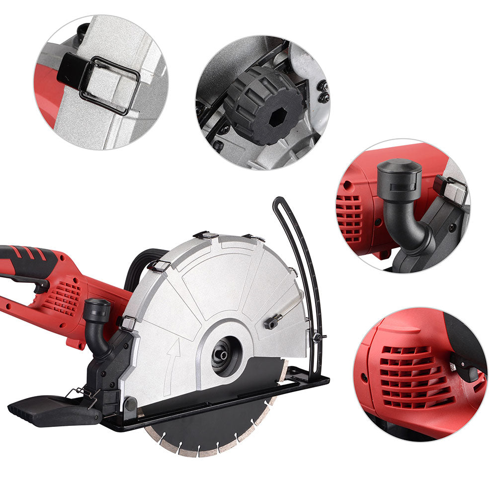 Yescom Circular Saw Wet Dry Concrete Saw 13-3/4 in. 15 Amp Image