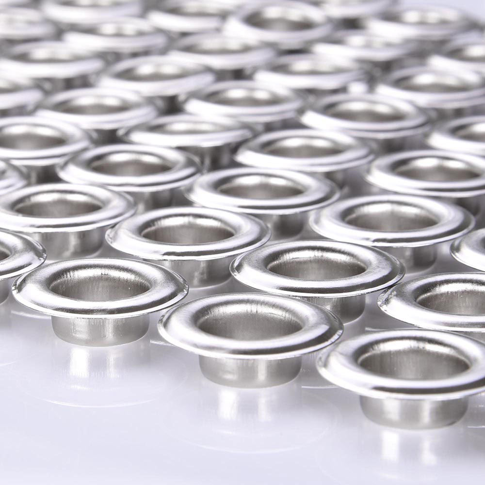 Yescom 10mm #2 Nickel Grommets & Washers (1000 Count) Image