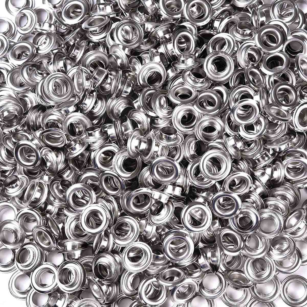 Yescom 10mm #2 Nickel Grommets & Washers (1000 Count) Image