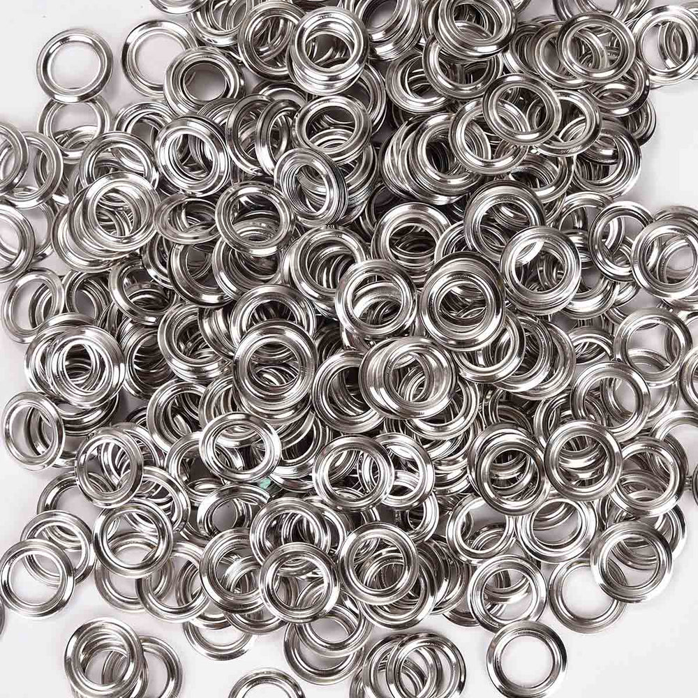 Yescom 10mm #2 Nickel Grommets & Washers (1000 Count) Image