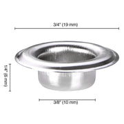 Yescom 10mm #2 Nickel Grommets & Washers (1000 Count) Image