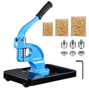 Yescom Grommet Machine with Rolling Base #0 #2 #4 900ct. Grommets, Brass Image