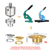 Yescom Hand Press Grommet Die Replacement - Choice of Size #0, #2, #4 Image