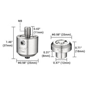 Yescom Hand Press Grommet Die Replacement - Choice of Size #0, #2, #4, #0 Image