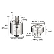 Yescom Hand Press Grommet Die Replacement - Choice of Size #0, #2, #4, #2 Image