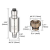 Yescom #2 Grommet Die Replacement for Semi-Auto Grommet Machine
