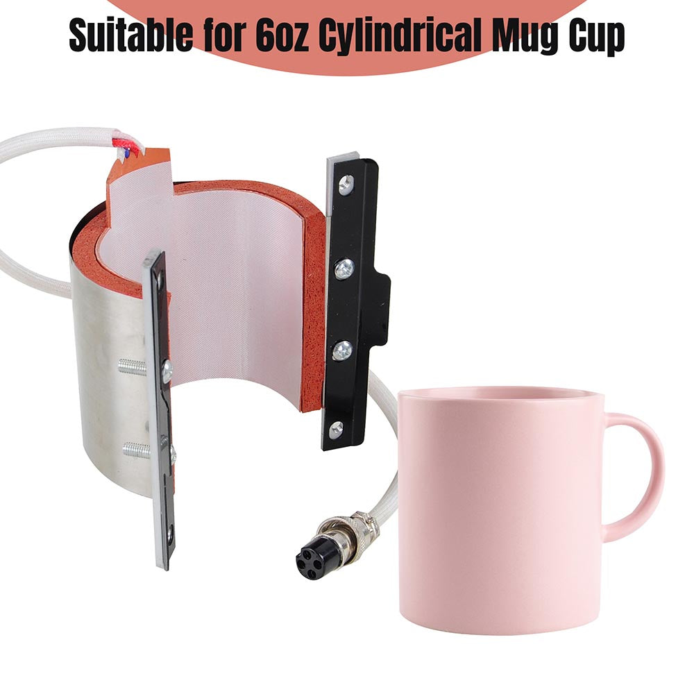 Yescom 6oz Mug Press Attachment for Heat Transfer Machine Image