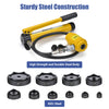 Yescom 15 Ton Hydraulic Punch Press w/ 10 Piece Tool Kit