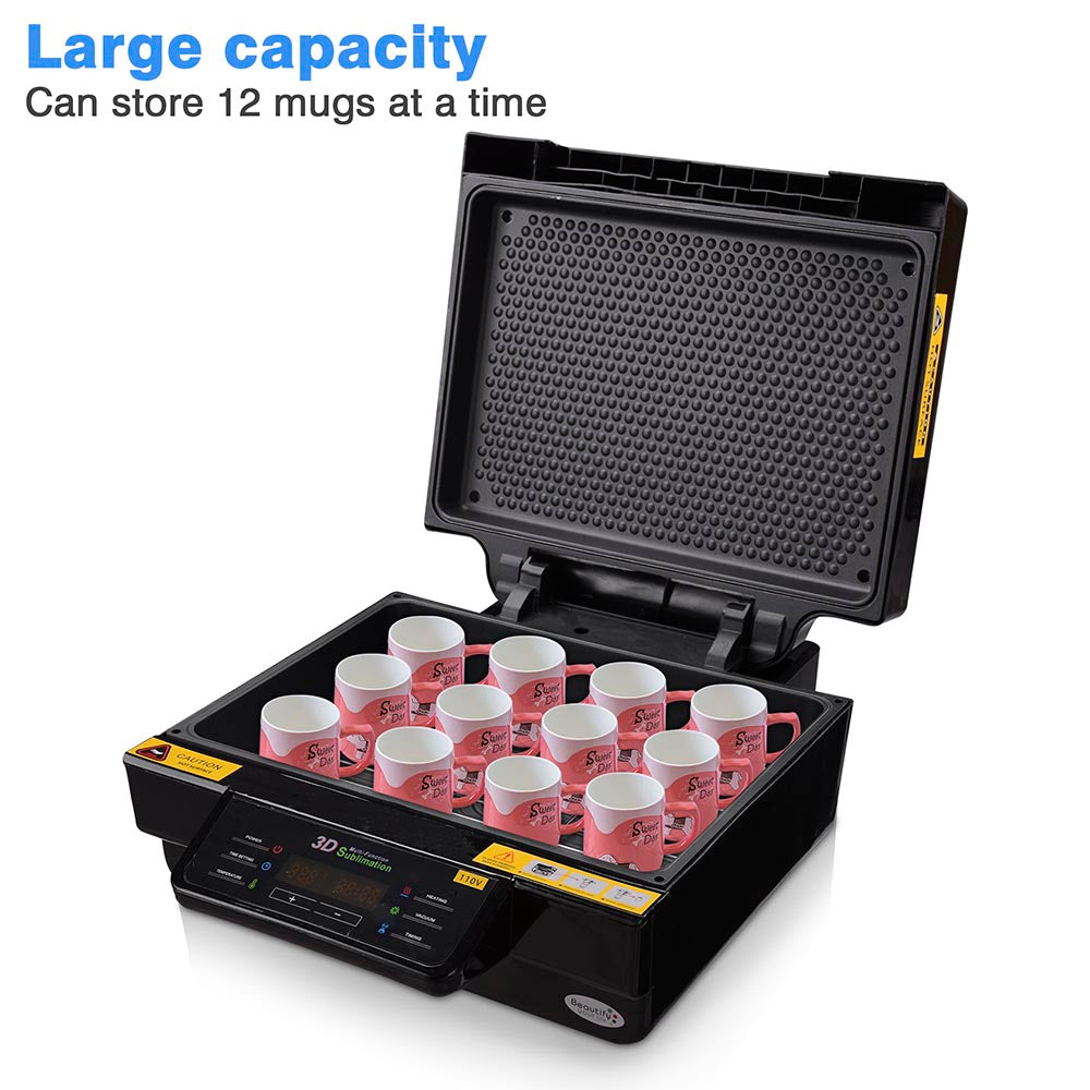 3D Heat Press サブリメーション用 Yescom Multifunction 3D Vacuum Heat Transfer Press Machine