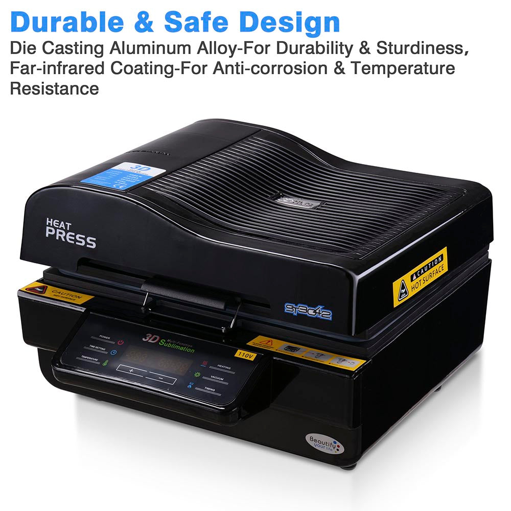 Yescom Multifunction 3D Vacuum Heat Transfer Press Machine Yescom Multifunction 3D Vacuum Heat Transfer Press Machine