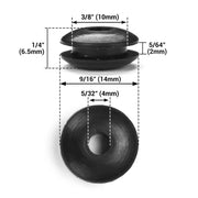 Yescom Rubber Cable Railing Grommets for Level & Stair Posts 1/8"-3/16" 60ct. Image