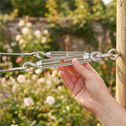 Yescom 1/4" x 4" Wire Cable Turnbuckle Hook & Eye Stainless Steel Image