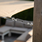 Yescom 1/4" x 4" Wire Cable Turnbuckle Hook & Eye Stainless Steel Image