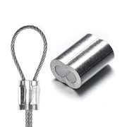 Yescom 1/8" Wire Cable Aluminum Crimping Sleeve 100ct. Image