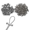 Yescom Double-hole Wire Cable Clips with M4 Screws for 1-2mm 60ct.