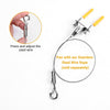 Yescom Adjustable Q-Hanger Hooks with Buckles for 1-1.5mm Wire Cable 20ct.
