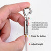 Yescom Adjustable Q-Hanger Hooks with Buckles for 1-1.5mm Wire Cable 20ct.