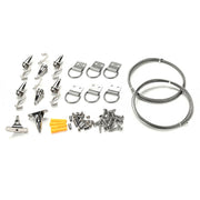 Yescom Nailless Picture Hanging Kit (2x 3m 304 1.5mm Cable & Adj. Hooks) Image