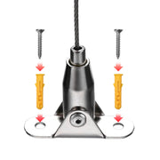 Yescom Nailless Picture Hanging Kit (2x 3m 304 1.5mm Cable & Adj. Hooks) Image
