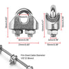 Yescom Wire Cable Clamp Stainless Steel 18ct.