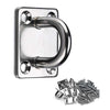 Yescom Stainless Steel Eye Plate U Hooks 6ct.