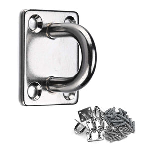 Yescom Stainless Steel Eye Plate U Hooks 6ct. Image