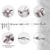 Yescom Stainless Steel Expansion Bolts for Concrete 6ct.