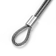 Yescom Wire Cable Aluminum Crimping Sleeve for 3/16" 100ct. Image
