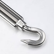 Yescom M10 6" Hook & Eye Turnbuckle Stainless Steel for 3/16" Cable Image