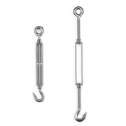 Yescom M10 6" Hook & Eye Turnbuckle Stainless Steel for 3/16" Cable Image