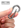 Yescom 304 Stainless Steel Wire Cable Spring Snap Hook Carabiners