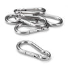 Yescom 304 Stainless Steel Wire Cable Spring Snap Hook Carabiners