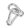 Yescom 304 Stainless Steel Wire Cable Spring Snap Hook Carabiners