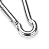 Yescom 304 Stainless Steel Wire Cable Spring Snap Hook Carabiners