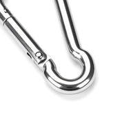 Yescom 304 Stainless Steel Wire Cable Spring Snap Hook Carabiners Image
