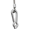 Yescom 304 Stainless Steel Wire Cable Spring Snap Hook Carabiners