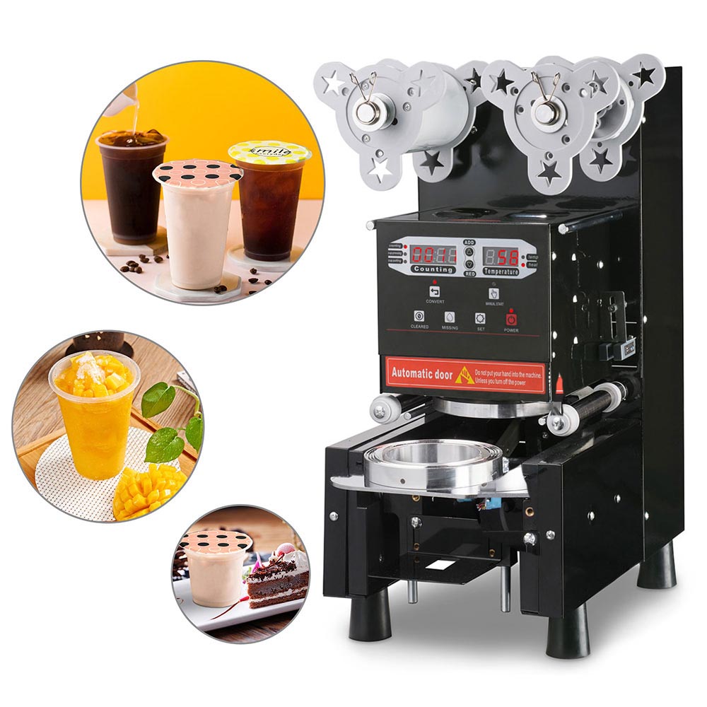 WeChef Fully Automatic Boba Cup Sealing Machine 400-670 Cups/hr 450W