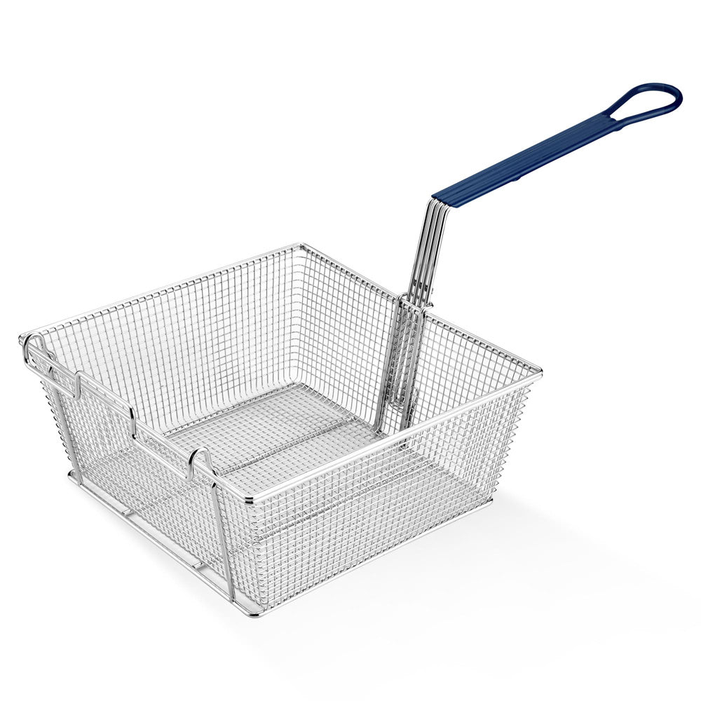 Yescom Large Deep Fry Basket Stainless Steel 13x12x6in Image