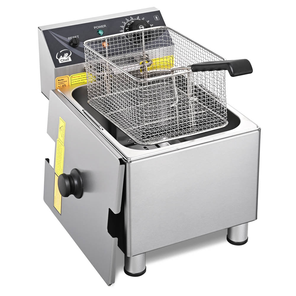12.7QT Deep Fryer with Basket Stainless Steel Fish Fryer