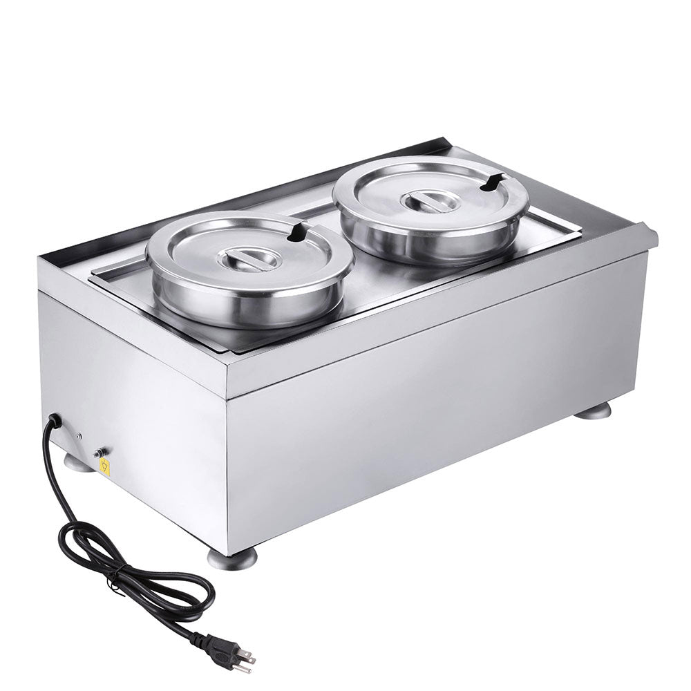 Yescom Food Warmer Water Bath Steam Table Stainless Steel Image