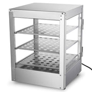 Yescom Pizza Food Warmer Commercial Countertop Display Case 3-Tier 15x15x20 Image