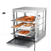 Yescom Pizza Food Warmer Commercial Countertop Display Case 3 Tier Image