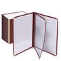 Yescom 30x Menu Covers Cafe Restaurant Red 8.5x14, Book Style 6-View Image