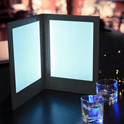 Yescom LED Back Lit Menu Holder 8.5x11in, Book Style 2-View 1ct/pk Image