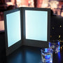 Yescom LED Back Lit Menu Holder 8.5x11in, Book Style 2-View 1ct/pk Image